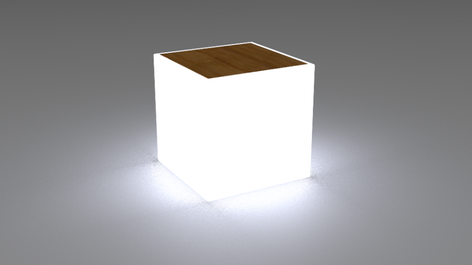 Illuminated coffee table